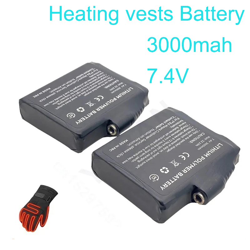 Glove Battery 7.4V 3000mAh Pol - Heated Vest Battery recension och pris