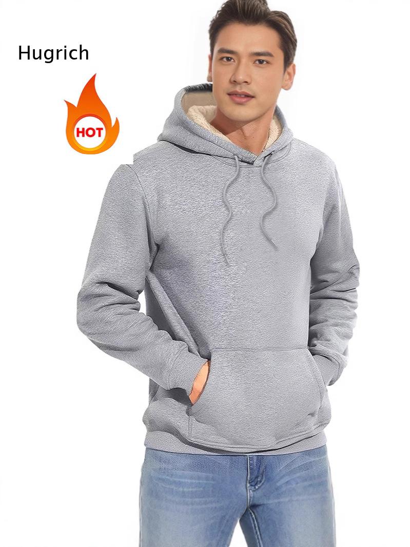 Men Sherpa Lined Hoodie Drawst - Sherpa Hoodie Fleece recension och pris