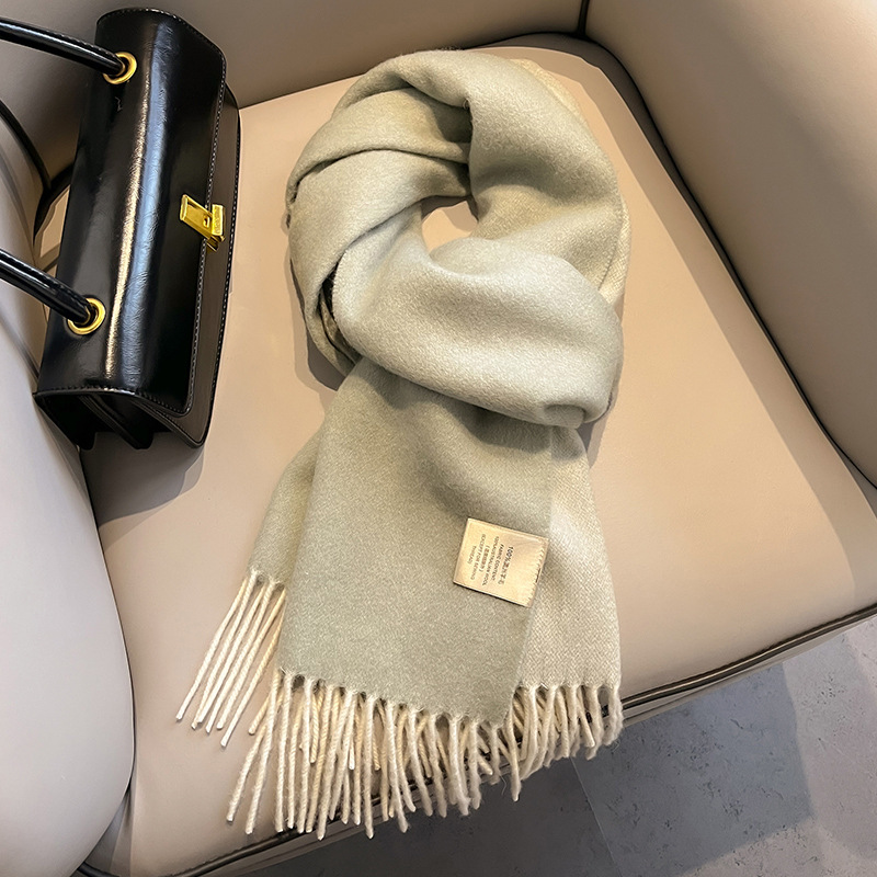 New 100% Wool Scarf Men Women  - Wool Scarf Men recension och pris