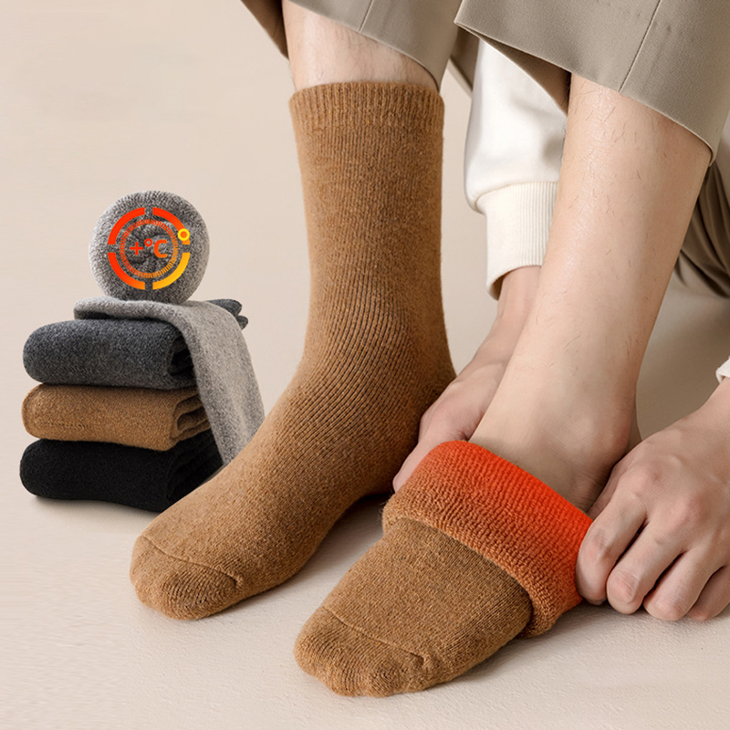 2 Pairs Winter Warm Socks Men' - Thermal Sock Wool recension och pris