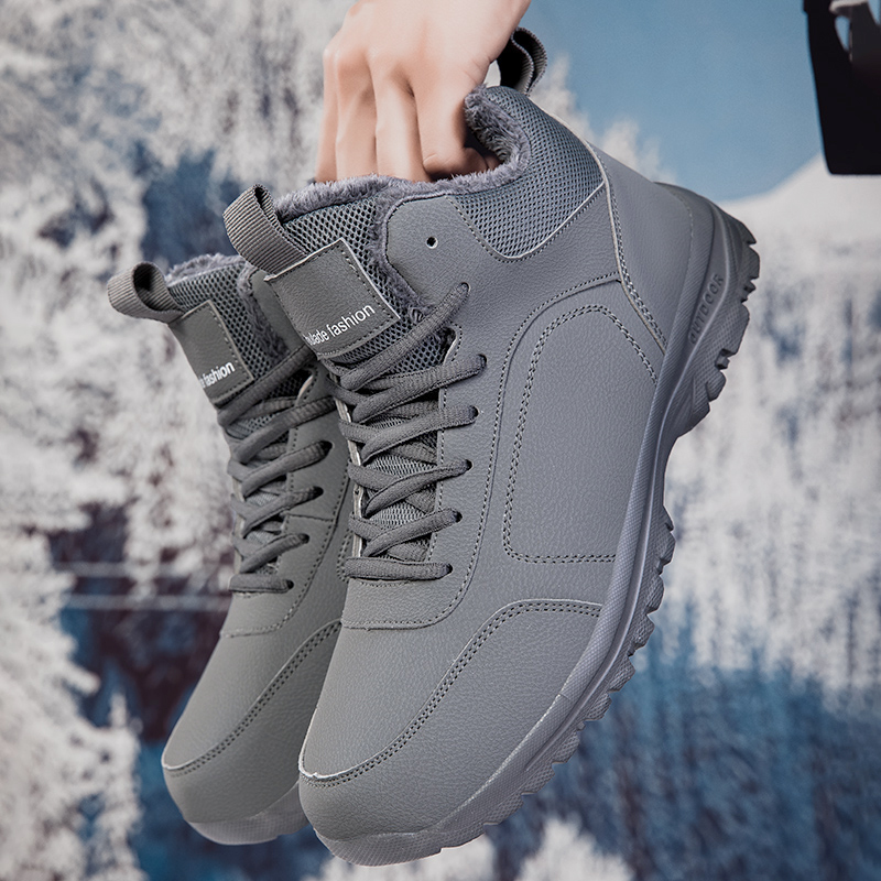 Winter Men's Boots Warm Plush  - Waterproof Winter Boot recension och pris