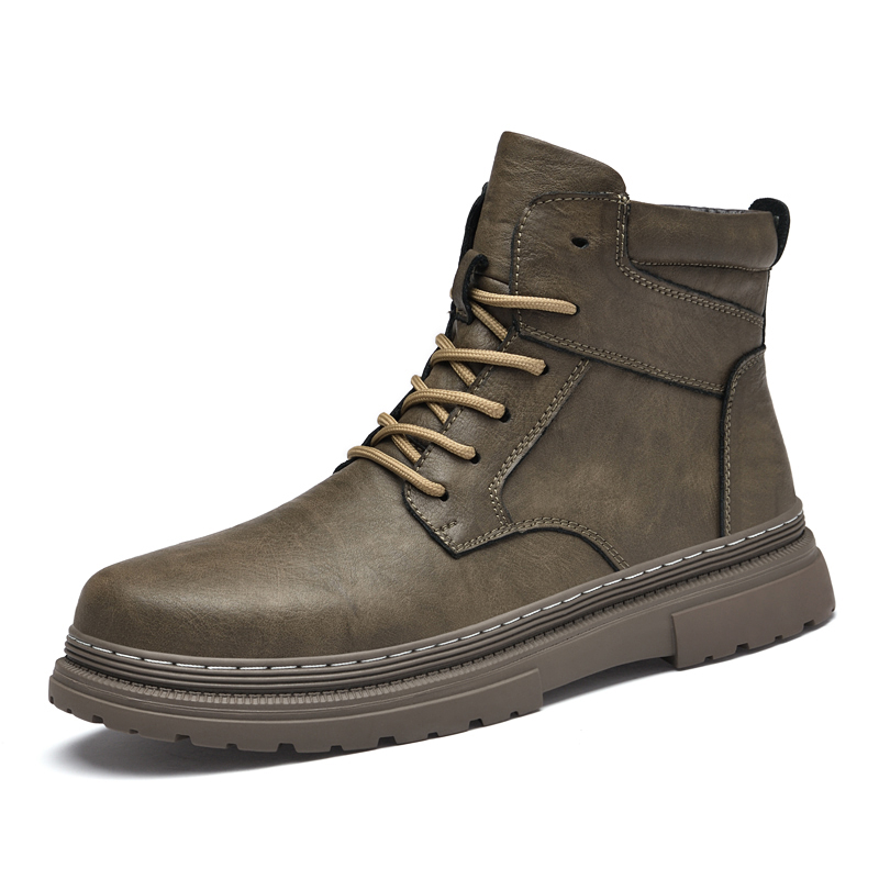 Warm Winter Men Leather Shoes  - Waterproof Winter Boot recension och pris