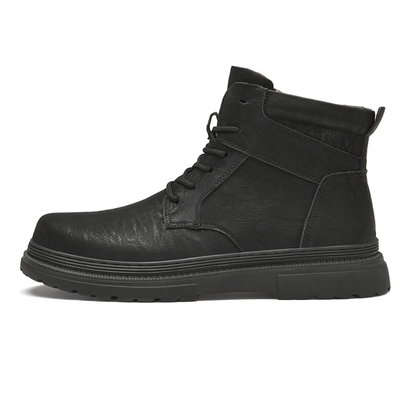 Warm Winter Men Leather Shoes  - Waterproof Winter Boot recension och pris