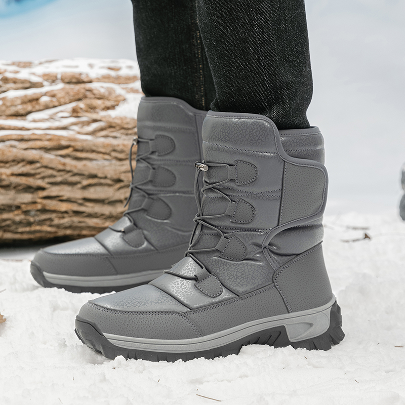 New Warm Men Plush Snow Boots  - Waterproof Winter Boot recension och pris