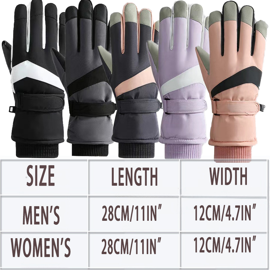 MuqiNush Waterproof Windproof  - Snow Glove Insulated recension och pris