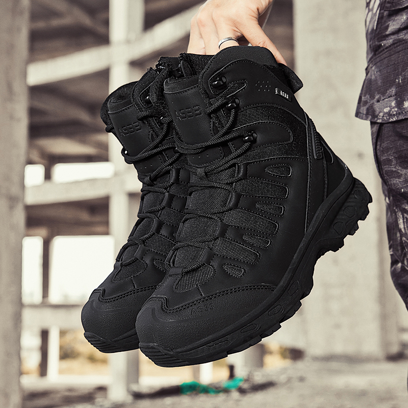 Men Tactical Boots Lace Up Bra - Waterproof Winter Boot recension och pris